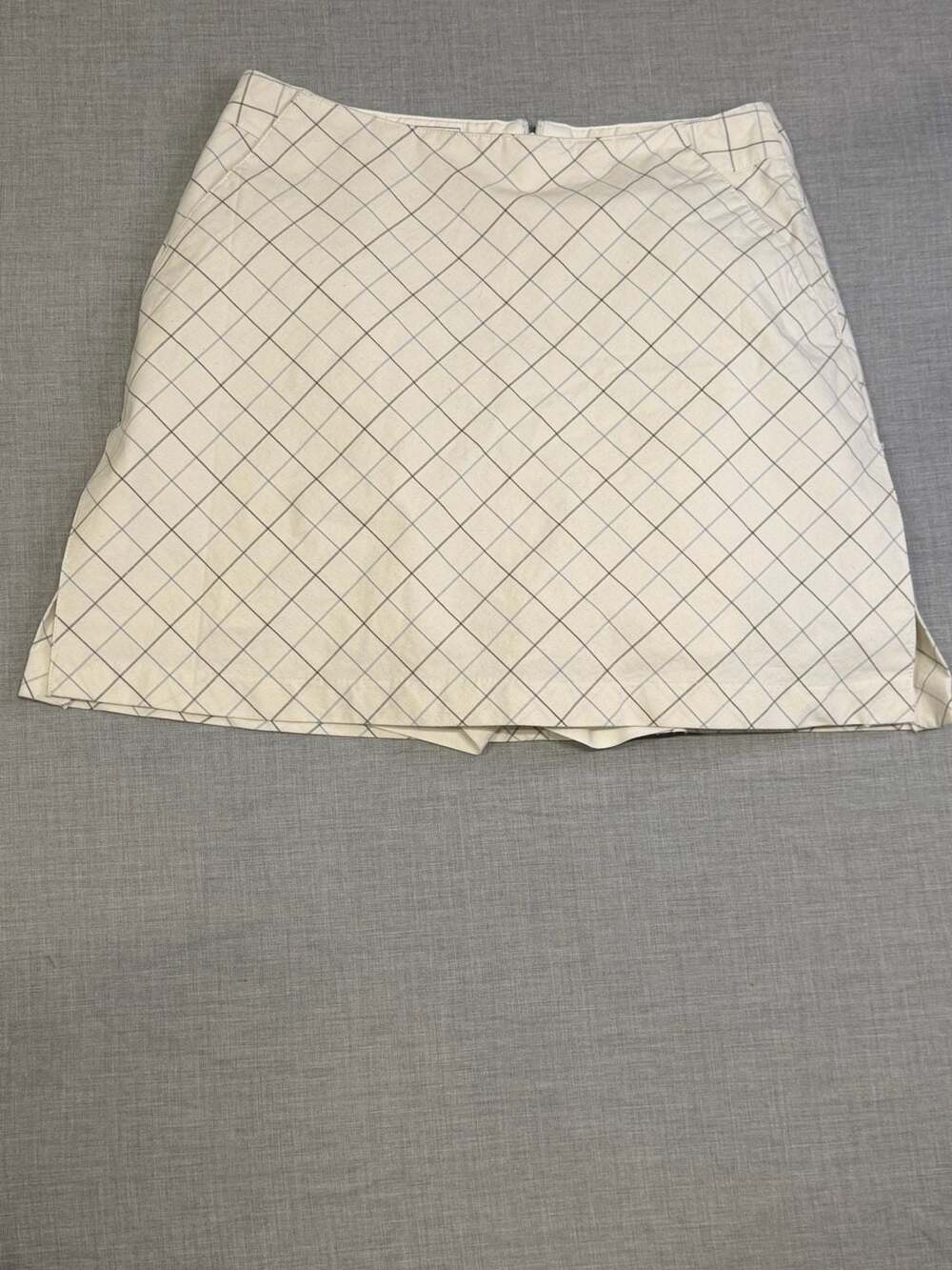 Adidas Women's Grid Plaid Golf Skort Size 4